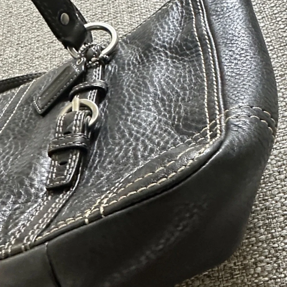 Coach Black Leather Bag